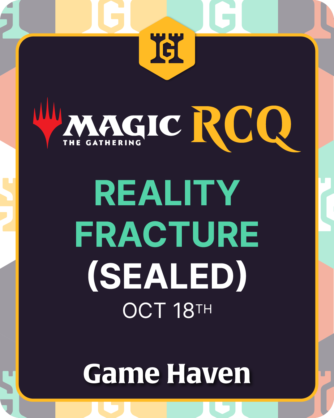 MtG RCQ Ticket - Reality Fracture Sealed