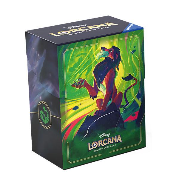 Disney Lorcana - Azurite Sea - Deck Box - Scar, Vengeful Lion | Game Haven