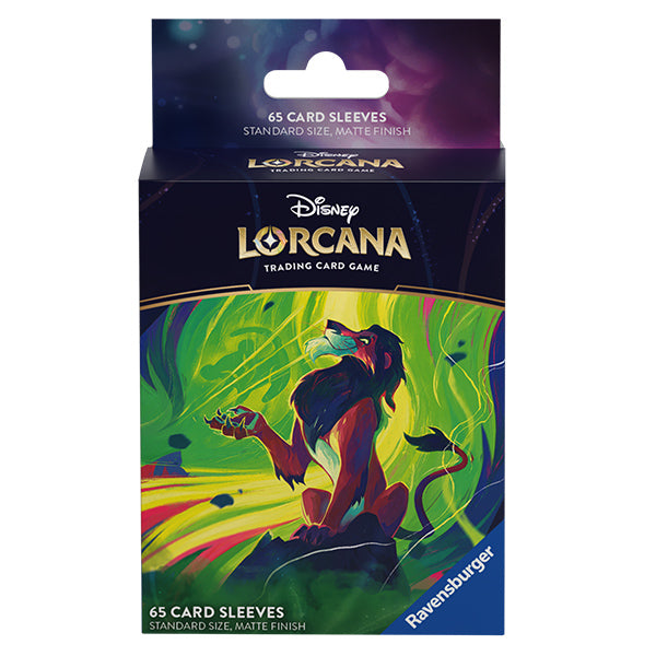 Disney Lorcana - Azurite Sea - Card Sleeves - Scar, Vengeful Lion | Game Haven